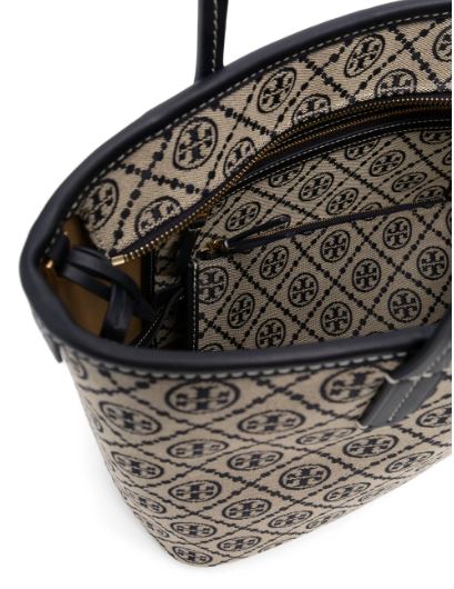 ŤŌŖŶ ƁŪŔČĤ T Monogram Small Zip Tote Bags hippochi