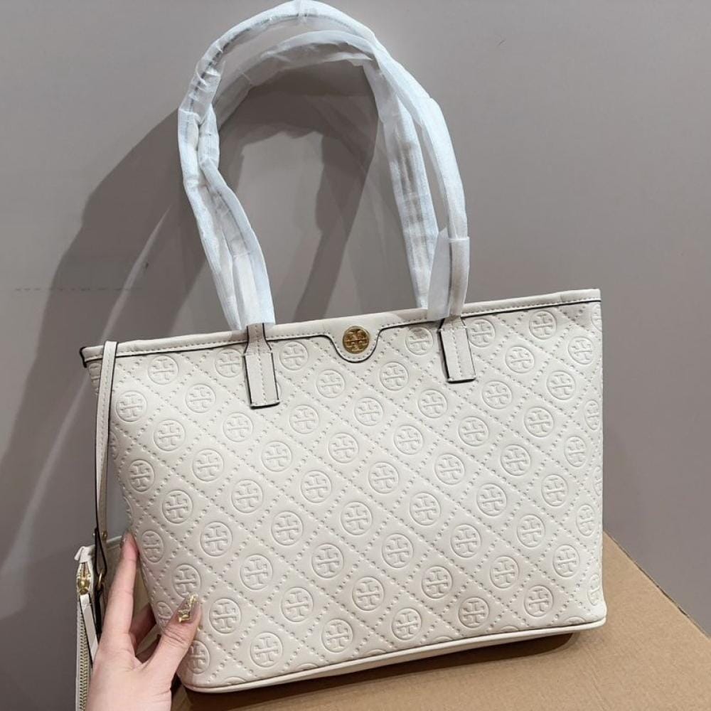 ŤŌŖŶ ƁŪŔČĤ T Monogram zip tote bag Bags hippochi