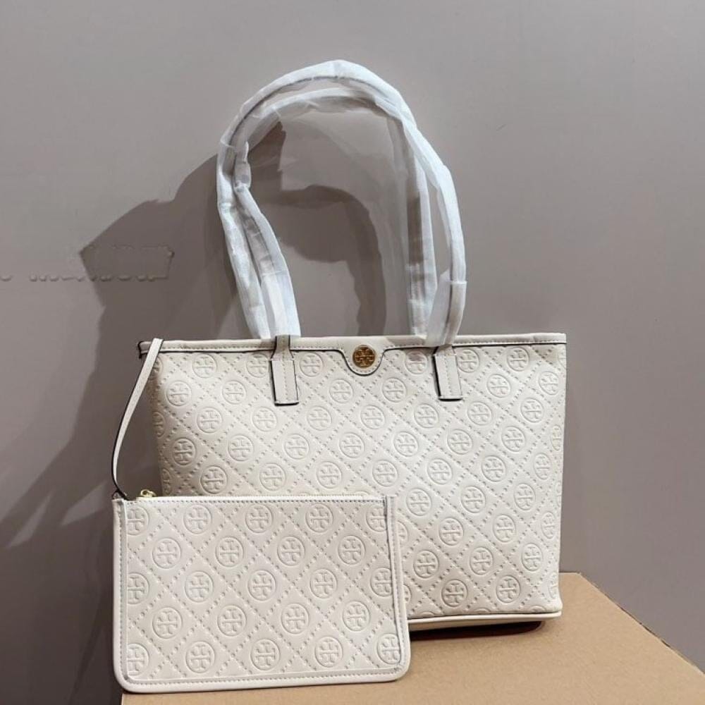 ŤŌŖŶ ƁŪŔČĤ T Monogram zip tote bag Bags hippochi