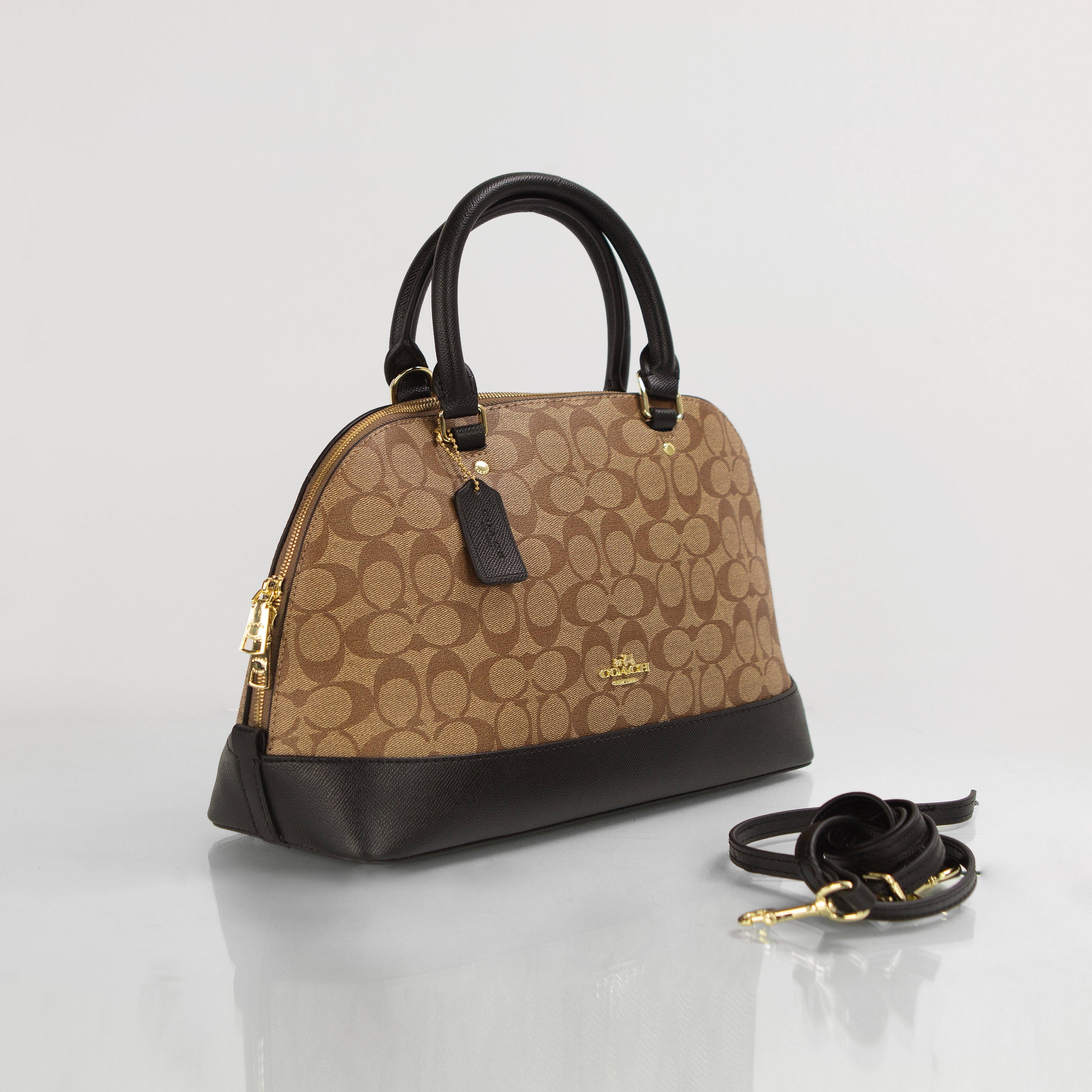 COACH MEDIUM BENNETT SATCHEL IN CROSSGRAIN Hippochi