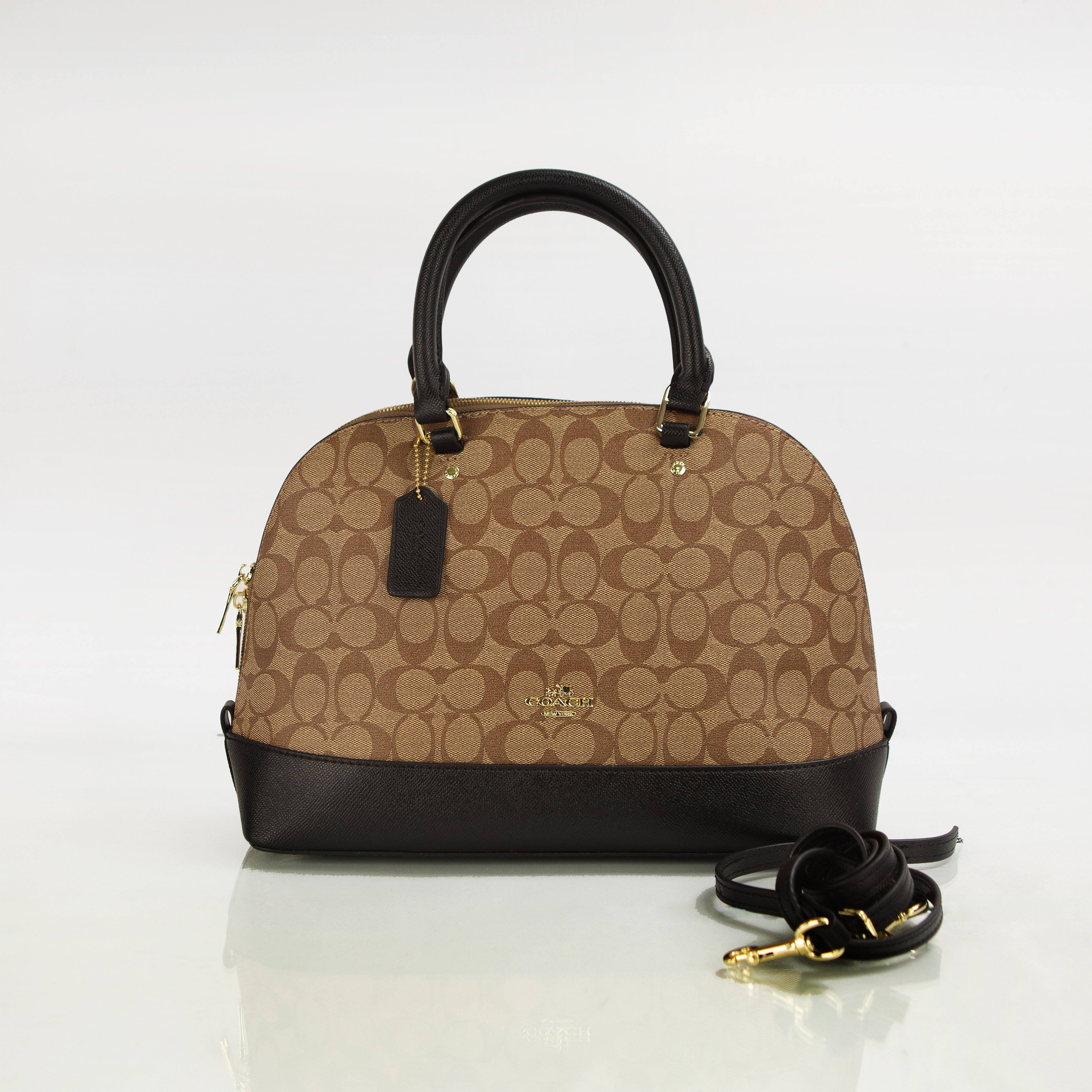 COACH MEDIUM BENNETT SATCHEL IN CROSSGRAIN Hippochi
