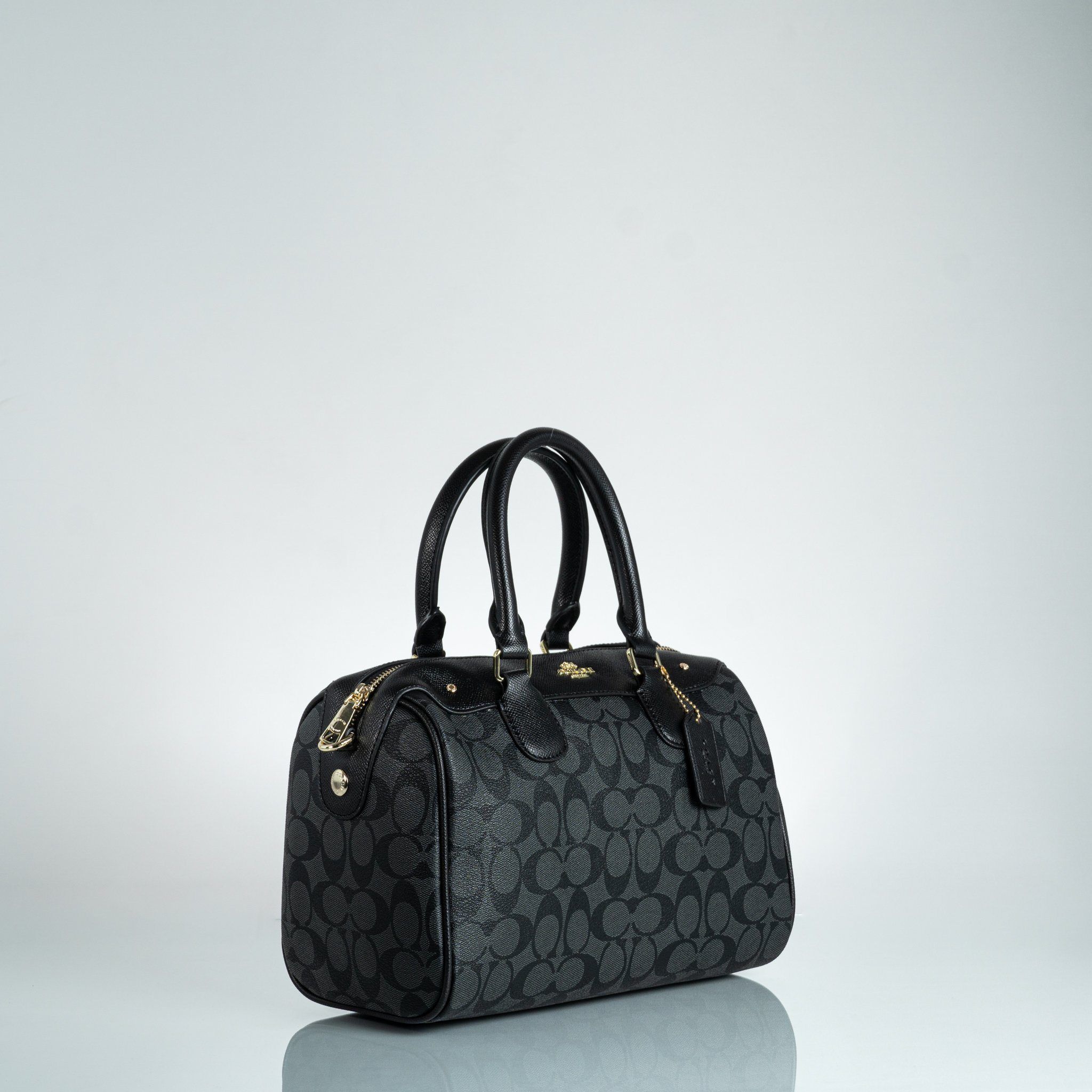 COACH Medium Signature Bennett Satchel Hippochi