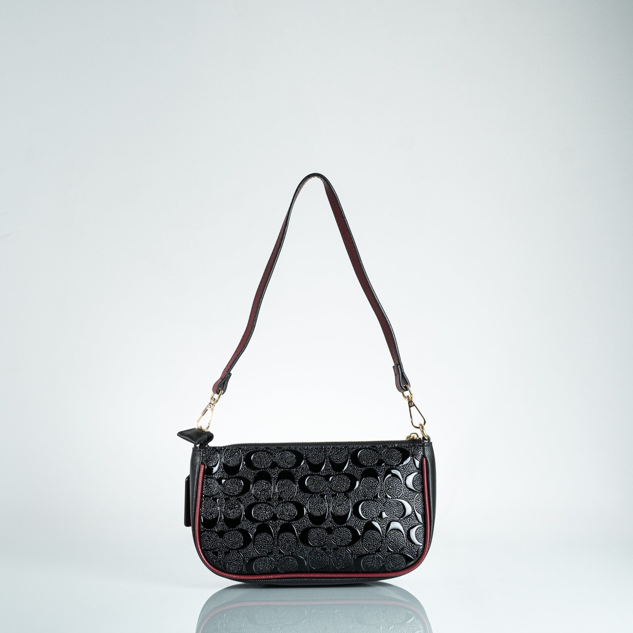 COACH MESSICO TOP HANDLE POUCH IN SIGNATURE Hippochi