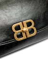 BALENCIAGA Monaco Large Leather Shoulder Bag Bags Hippochi