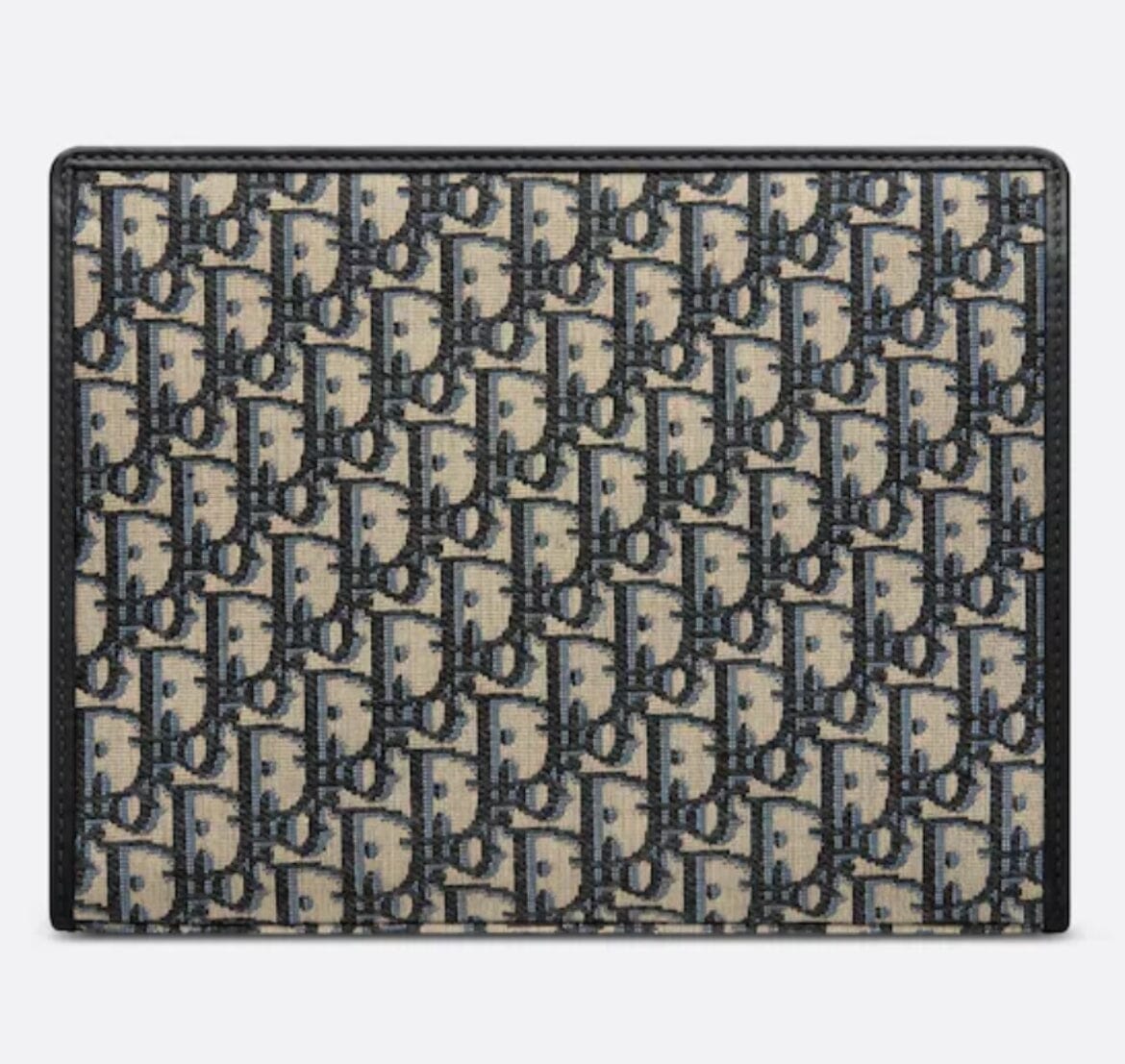 ĎİŌŖ Medium 30 Montaigne Pouch Blue Oblique Jacquard Bags Hippochi