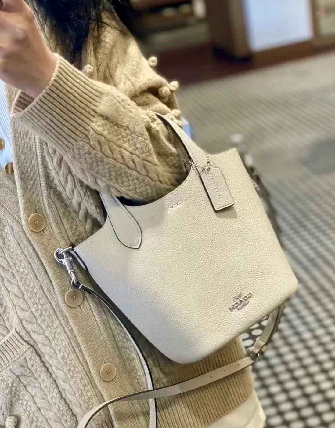 ϾΟΆϾΗ bucket Shoulder Bag In Signature Canvas Bags Hippochi