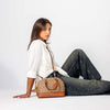 ϾΟΆϾΗ Medium BENNETT SATCHEL IN CROSSGRAIN LEATHER Bags Hippochi