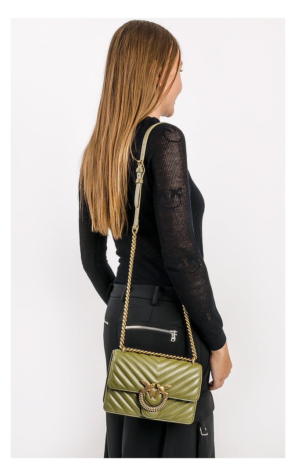 PINKO Classic Love Bag Click- Medium Bags Hippochi