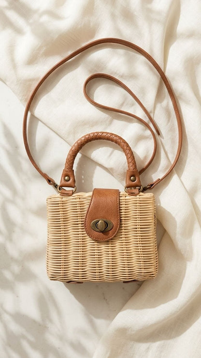 Rattan Beach Bag Bags hippochi