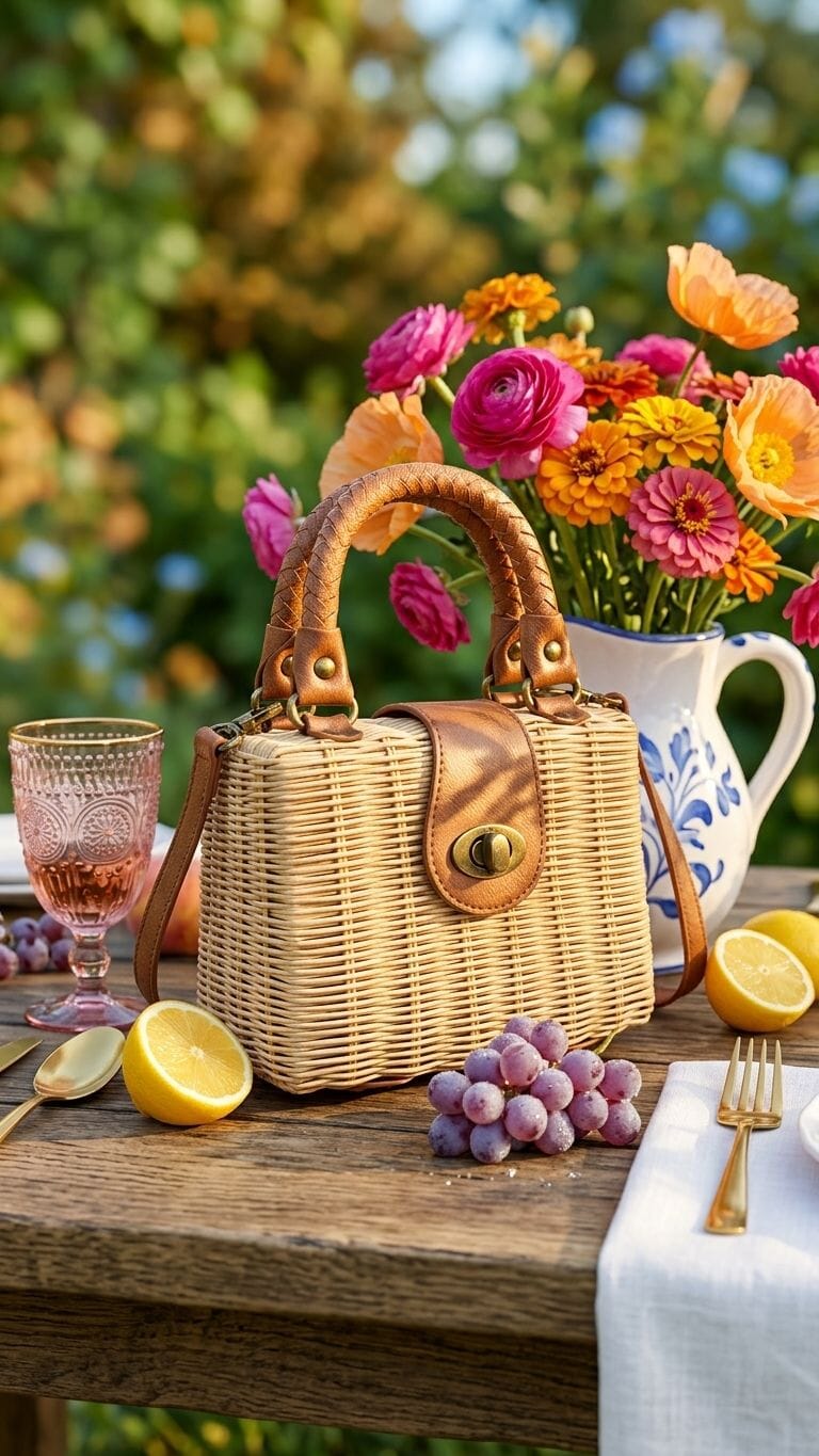 Rattan Beach Bag Bags hippochi