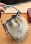 ŤŌŖŶ ƁŪŔČĤ Mini T Monogram Jacquard Bucket Bag Bags hippochi