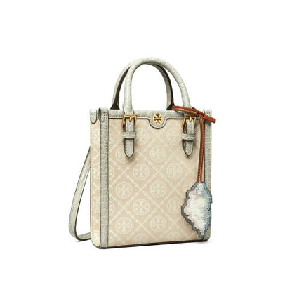 ŤŌŖŶ ƁŪŔČĤ Mini T Monogram tote Bag Bags hippochi