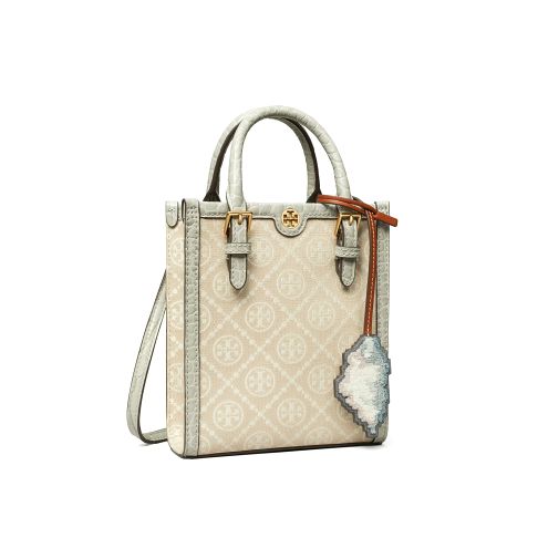 ŤŌŖŶ ƁŪŔČĤ Mini T Monogram tote Bag Bags hippochi