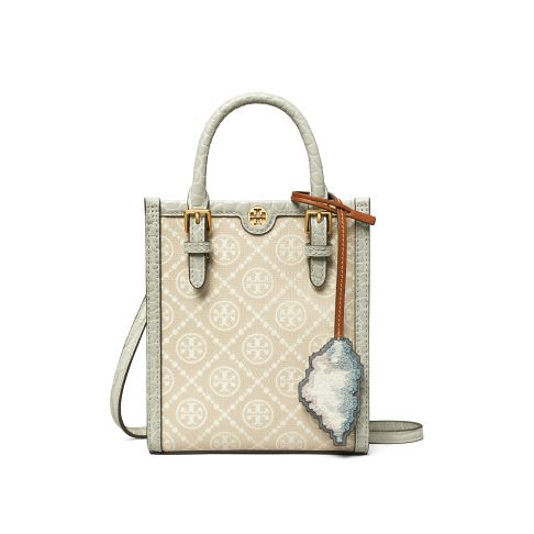 ŤŌŖŶ ƁŪŔČĤ Mini T Monogram tote Bag Bags hippochi