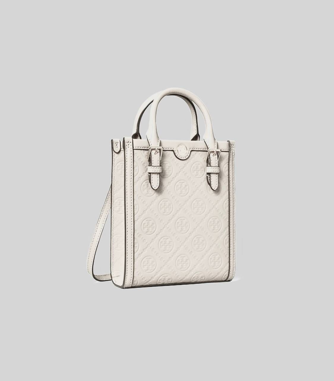 ŤŌŖŶ ƁŪŔČĤ Mini T Monogram tote Bag Bags hippochi
