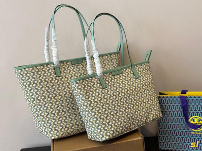 ŤŌŖŶ ƁŪŔČĤ SMALL EVER-READY ZIP TOTE Bags hippochi