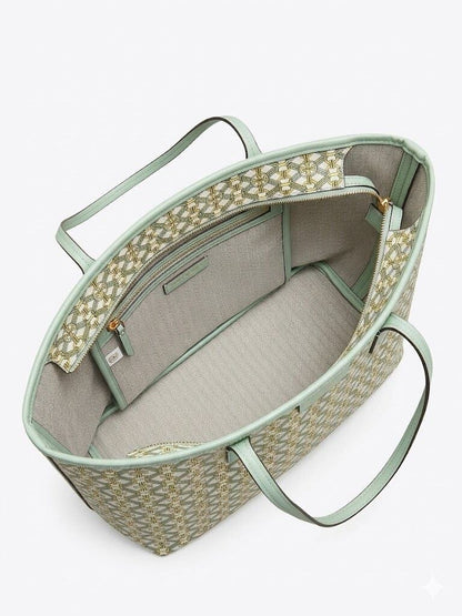 ŤŌŖŶ ƁŪŔČĤ SMALL EVER-READY ZIP TOTE Bags hippochi