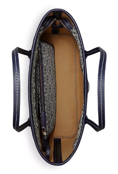ŤŌŖŶ ƁŪŔČĤ T Monogram Small Zip Tote Bags hippochi