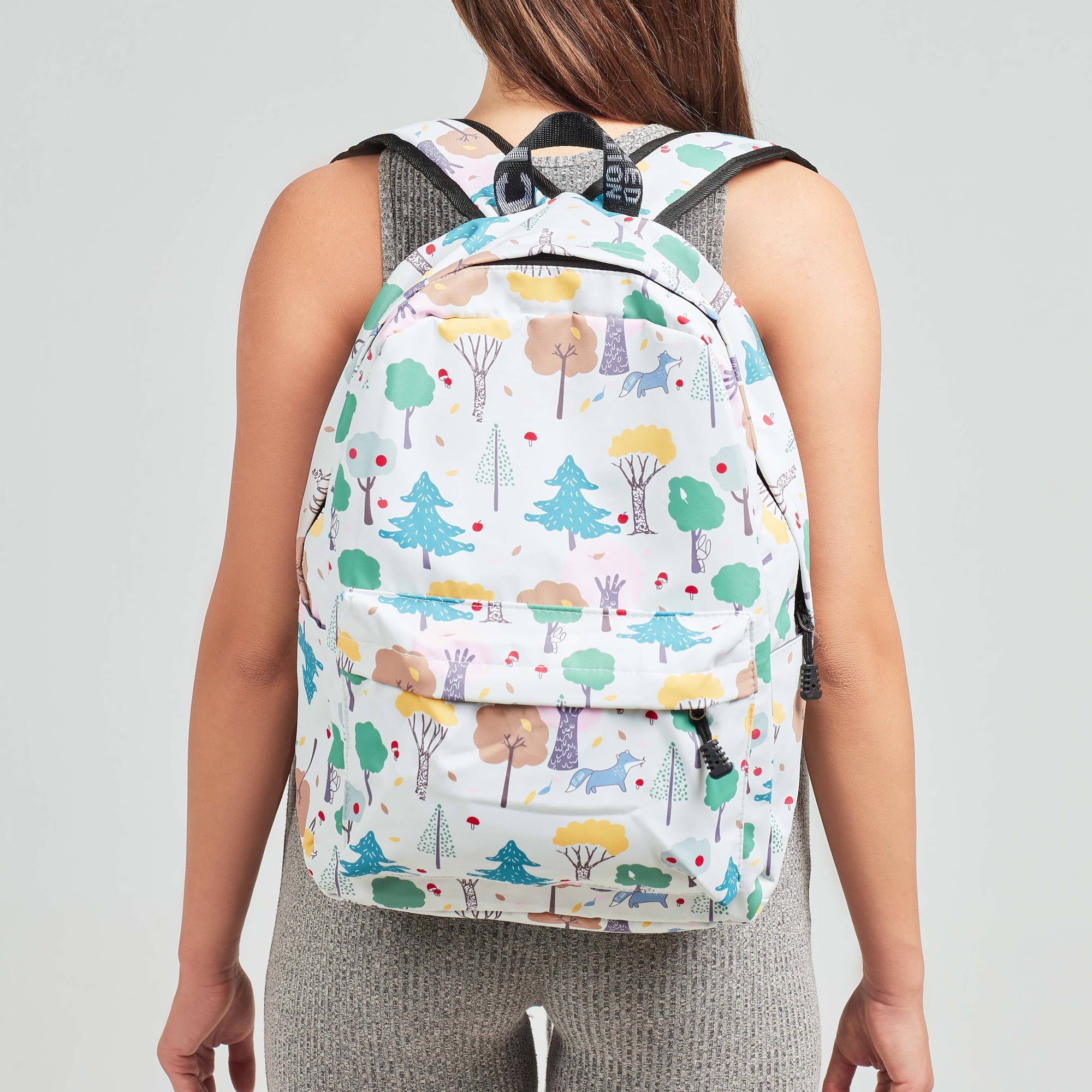 Amiral trees Print Backpack-WB061 Hippochi