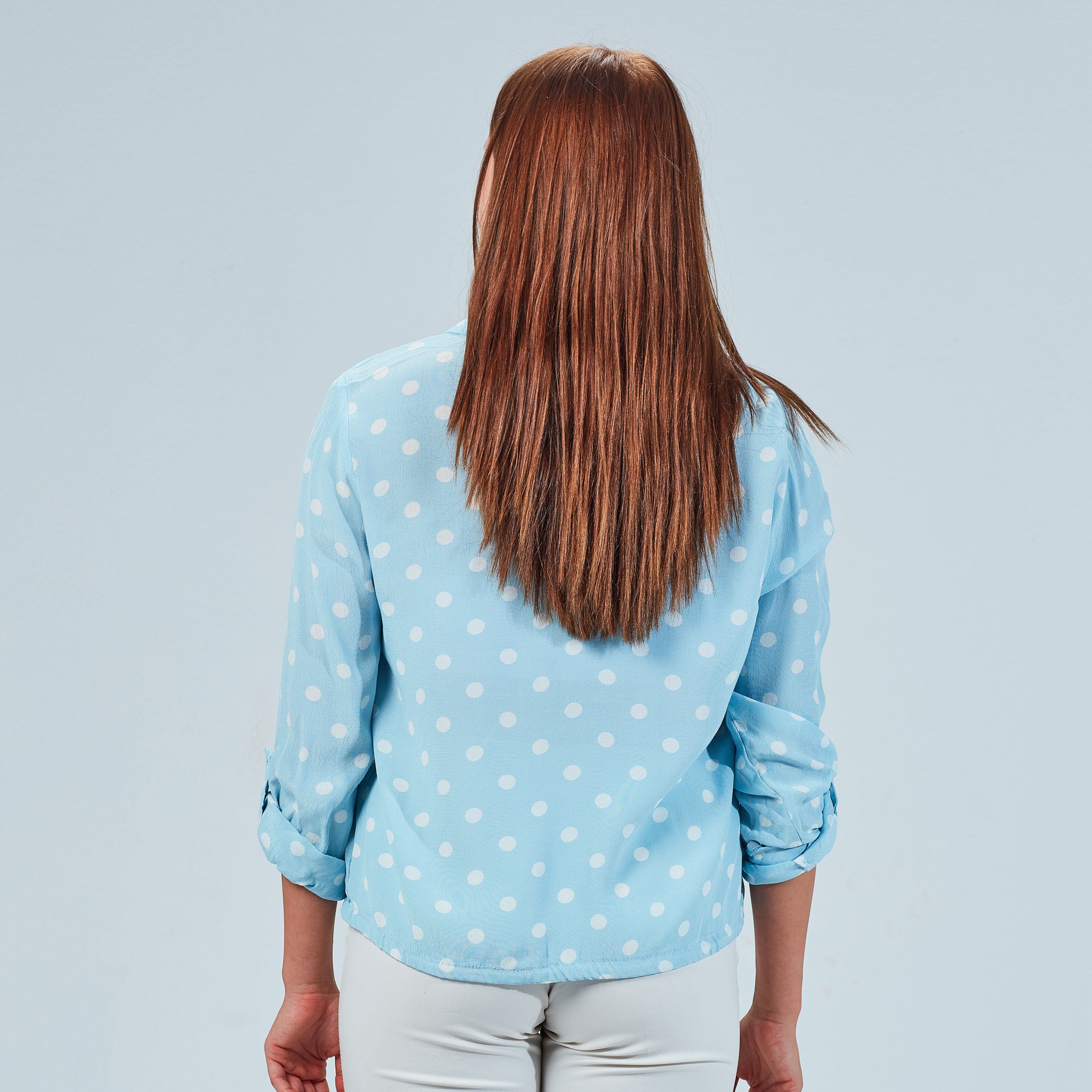 BLOUSE WITH POCKETS-WCL022 SHIRT LONG SLEEVE-WCL022 hippochi