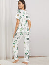 Cactus Print Pajama Set With Eye Cover Hippochi