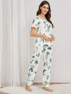 Cactus Print Pajama Set With Eye Cover Hippochi