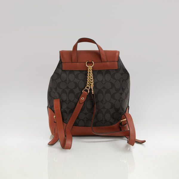 Coach elle backpack in best sale signature canvas