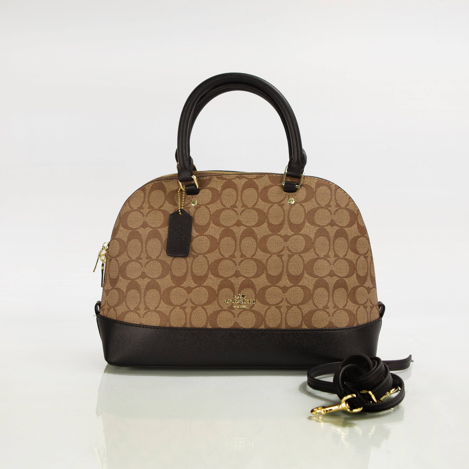 COACH MEDIUM BENNETT SATCHEL IN CROSSGRAIN Hippochi