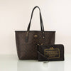 Coach Tote In Signature Canvas Hippochi