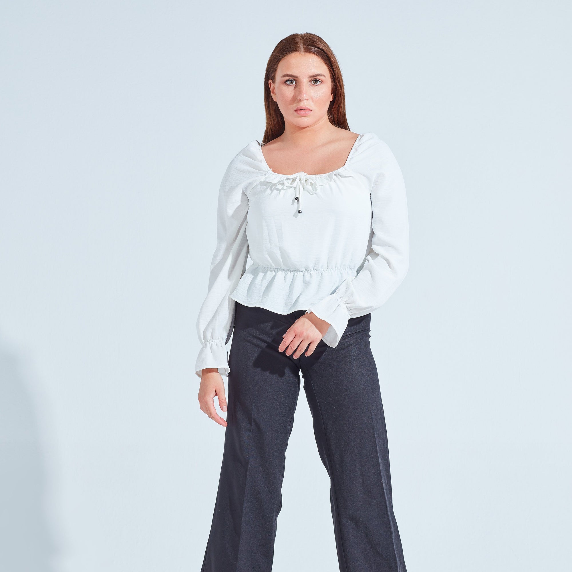 FINE PLEATED BLOUSE-WCL028 FINE PLEATED BLOUSE-WCL028 hippochi