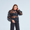 FLOWING BLOUSE WITH LONG SLEEVE FLOWING BLOUSE WITH LONG SLEEVE-WCL025 hippochi