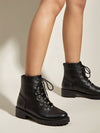 Lace-up Front Combat Boots Hippochi