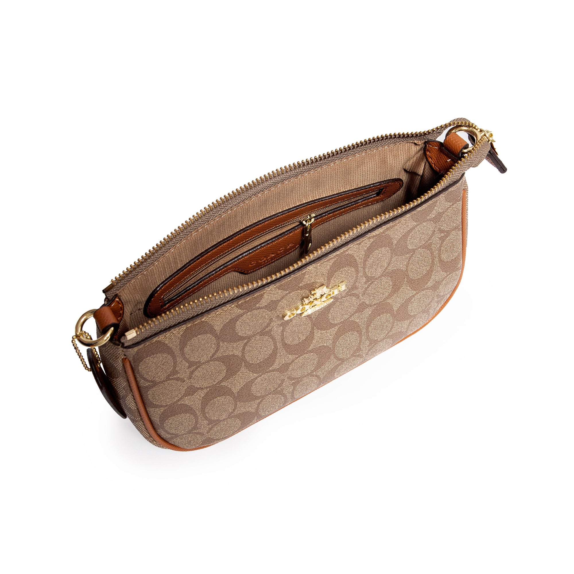 Coach sig top deals handle pouch