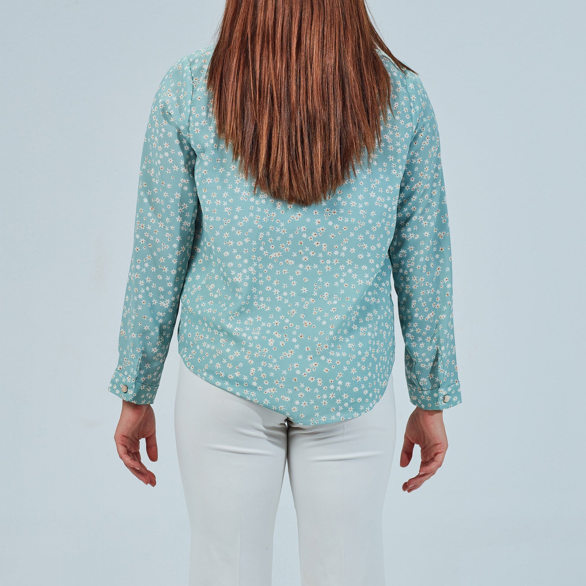 PRINTED BLOUSE WITH LONG SLEEVE-WCL018 Hippochi