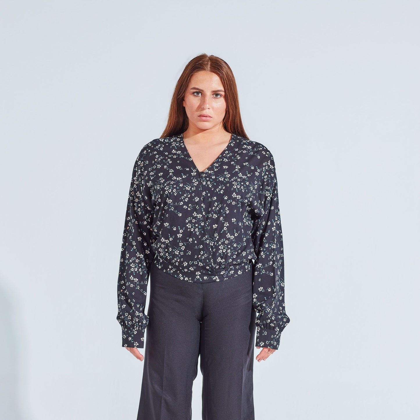 PRINTED BLOUSE WITH LONG SLEEVE-WCL027 PRINTED BLOUSE WITH LONG SLEEVE-WCL027 hippochi