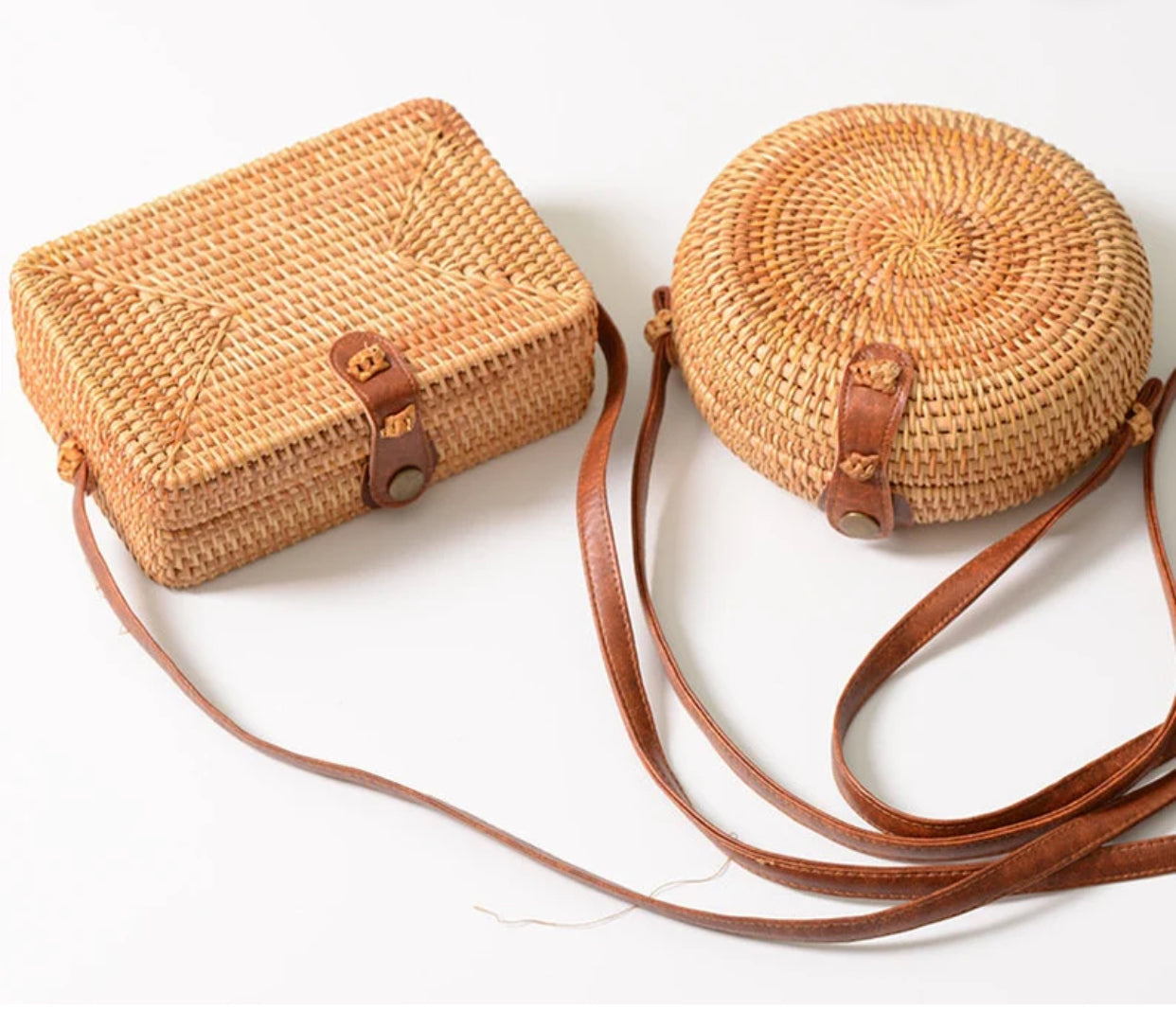 Rattan Beach Bag hippochi