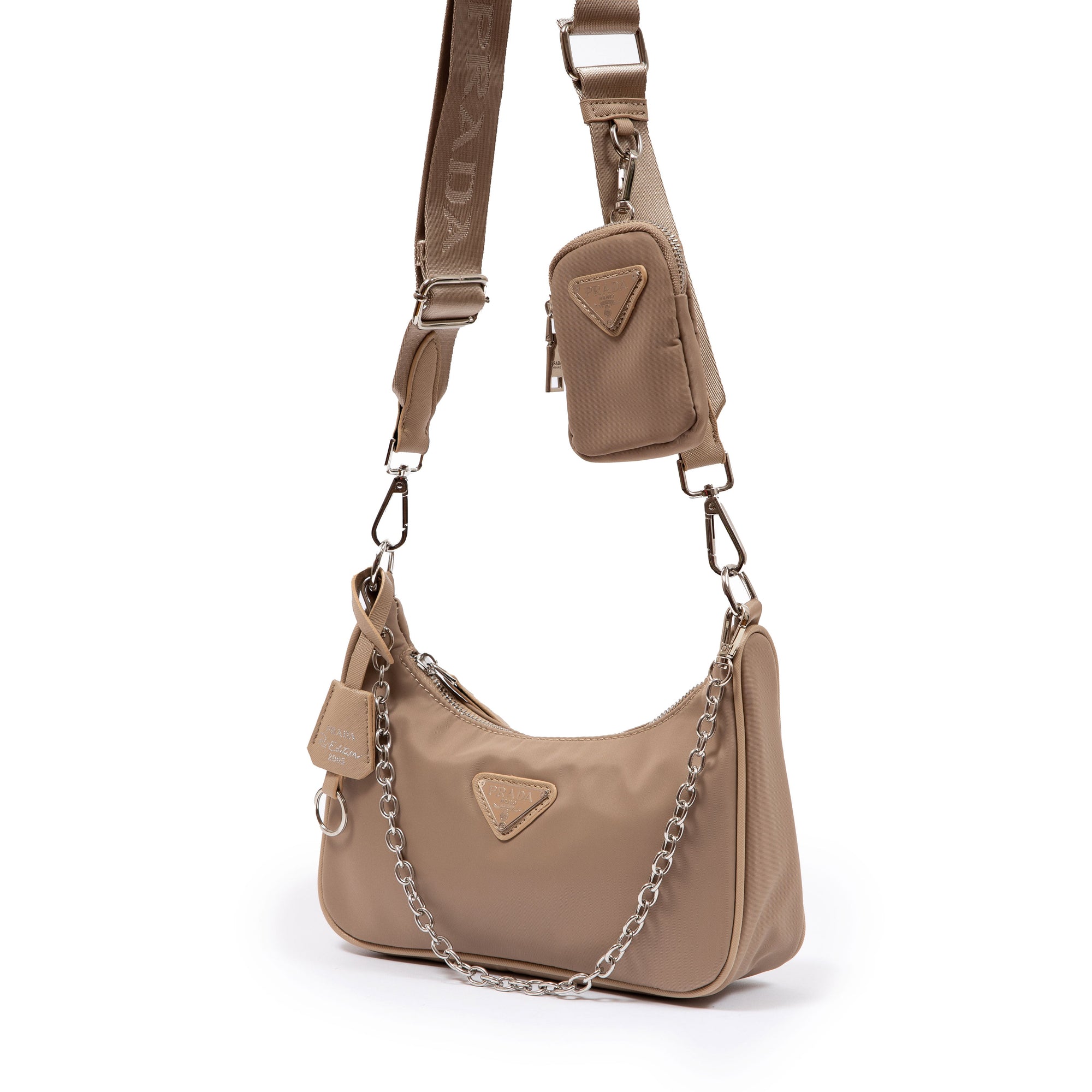ΡȒАĎА ReEdition nylon shoulder bag Hippochi