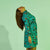 The teal Dress/long sleeves-WCL003 hippochi