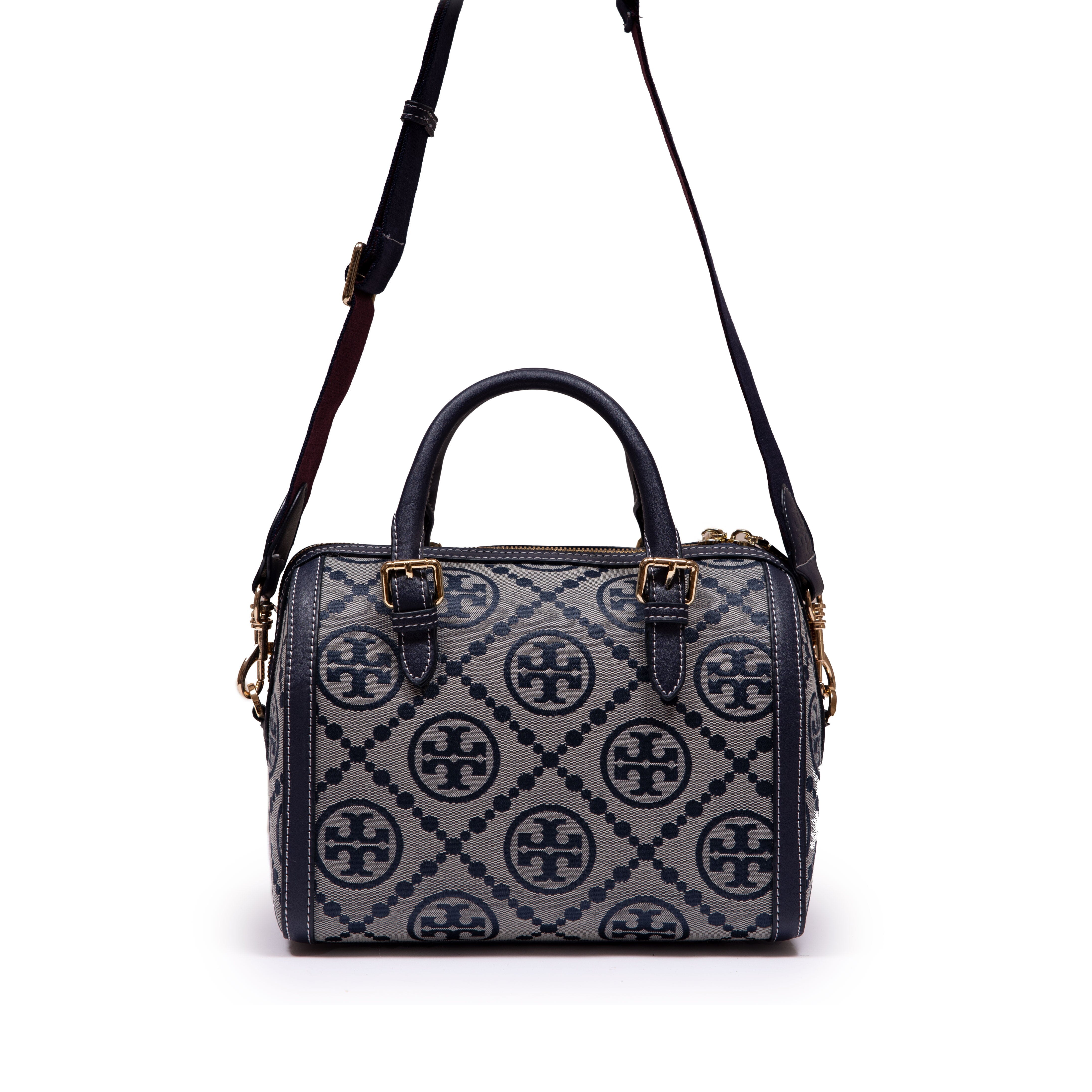 ŤŌŖŶ ƁŪŔČĤ T Monogram Large jacquard tote hippochi