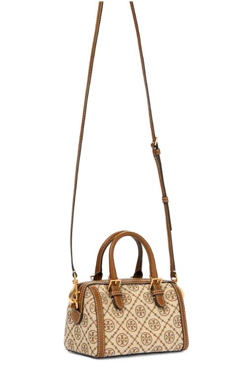 ŤŌŖŶ ƁŪŔČĤ T Monogram Mini jacquard tote hippochi