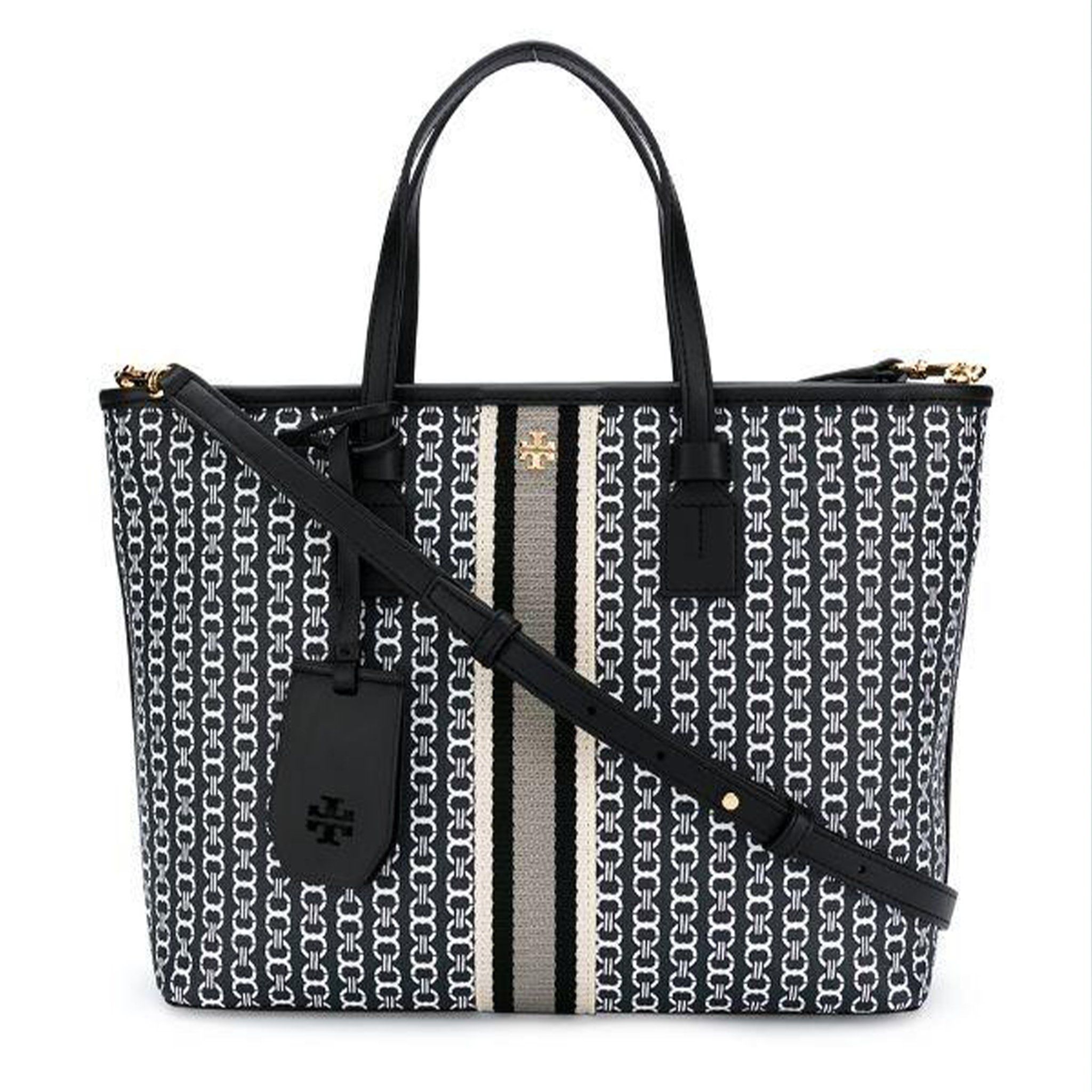 Tory Burch Women's Gemini Link Canvas Tote Hippochi