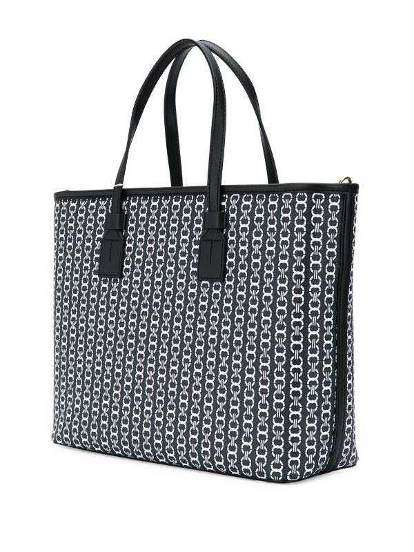 Tory Burch Women's Gemini Link Canvas Tote Hippochi